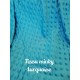 Tissu minky turquoise