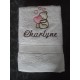 Serviette de bain avec prénom