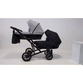 Poussette Double 3en1 Ivento avec 2 cosy Trix