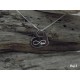 Collier argent avec coeur gravé