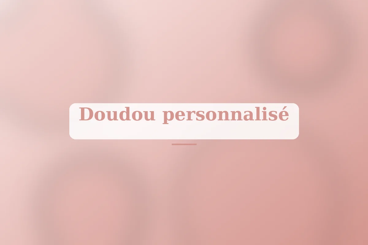 Couverture doudou personnalisée : le 2-en-1