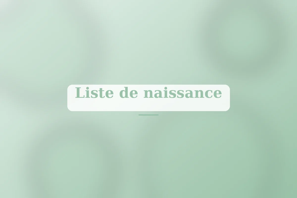 Liste de naissance : les idées qui manquent jamais