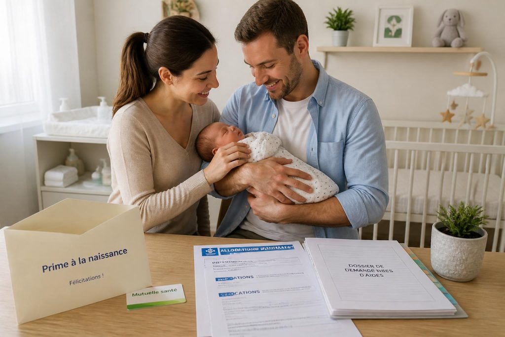 découvrez un récapitulatif complet des aides financières à la naissance : primes, allocations et couvertures mutuelles pour soutenir les jeunes parents.