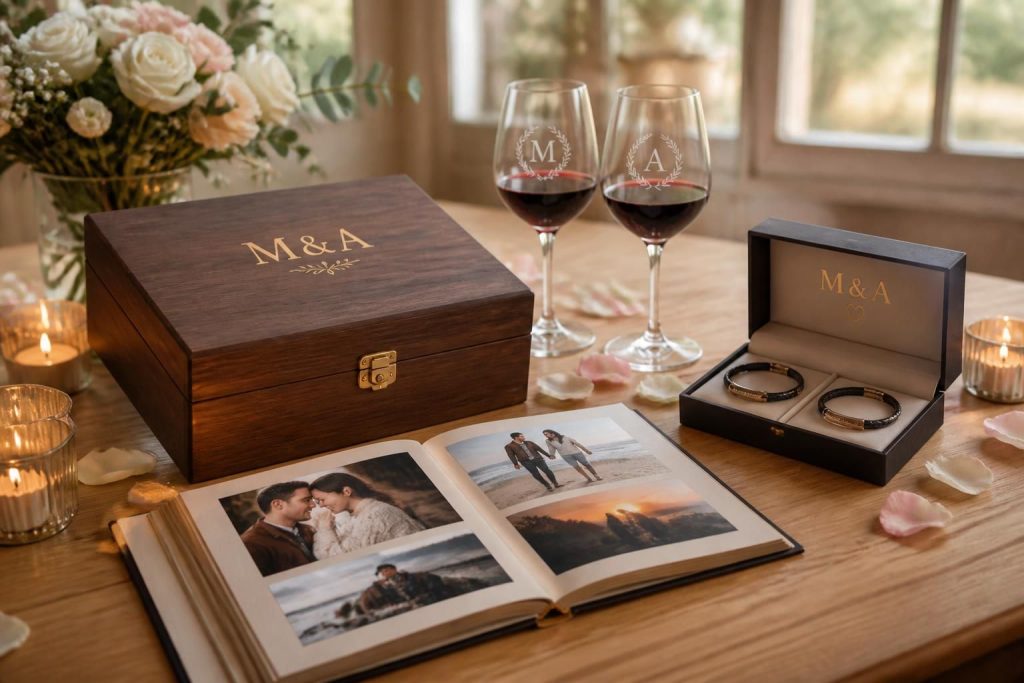 découvrez des cadeaux couple personnalisés et originaux, parfaits pour anniversaires et fêtes. offrez un présent unique qui célèbre votre amour avec style et créativité.