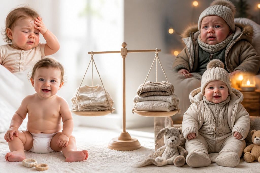 découvrez comment habiller bébé en fonction des saisons grâce à la règle des couches et évitez les erreurs courantes pour assurer son confort et sa sécurité.