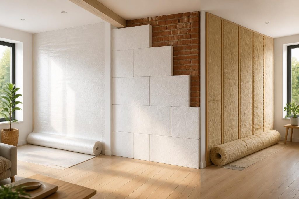découvrez comment choisir l'isolant mural intérieur idéal entre les options minces, le polystyrène et les solutions économiques pour améliorer l'efficacité énergétique de votre logement.