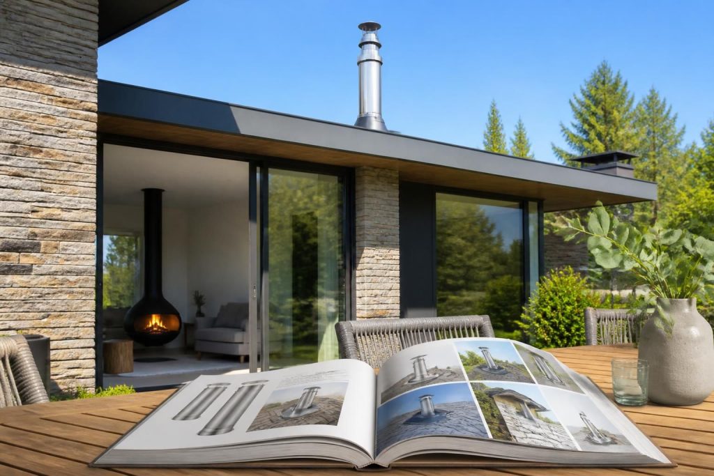 découvrez tout sur les cheminées poujoulat : prix, options de sortie de toit et notre catalogue complet pour choisir la cheminée idéale.