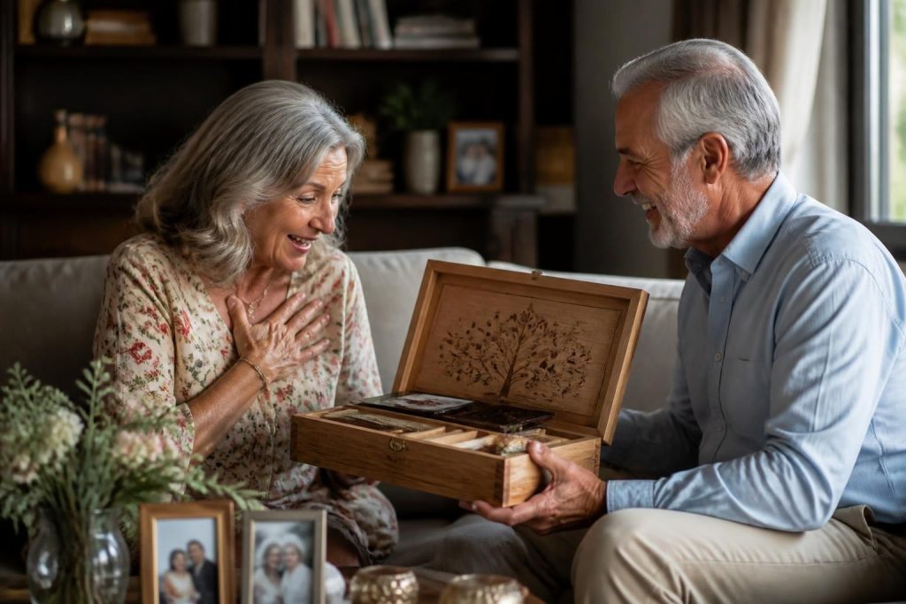 découvrez des idées de cadeaux d'anniversaire de mariage originales et personnalisées, adaptées à l'âge de votre couple pour célébrer chaque étape avec émotion et style.
