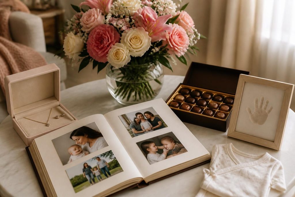 découvrez des idées de cadeaux pour une maman, adaptées selon son âge et les événements importants comme la naissance, pour lui faire plaisir à coup sûr.