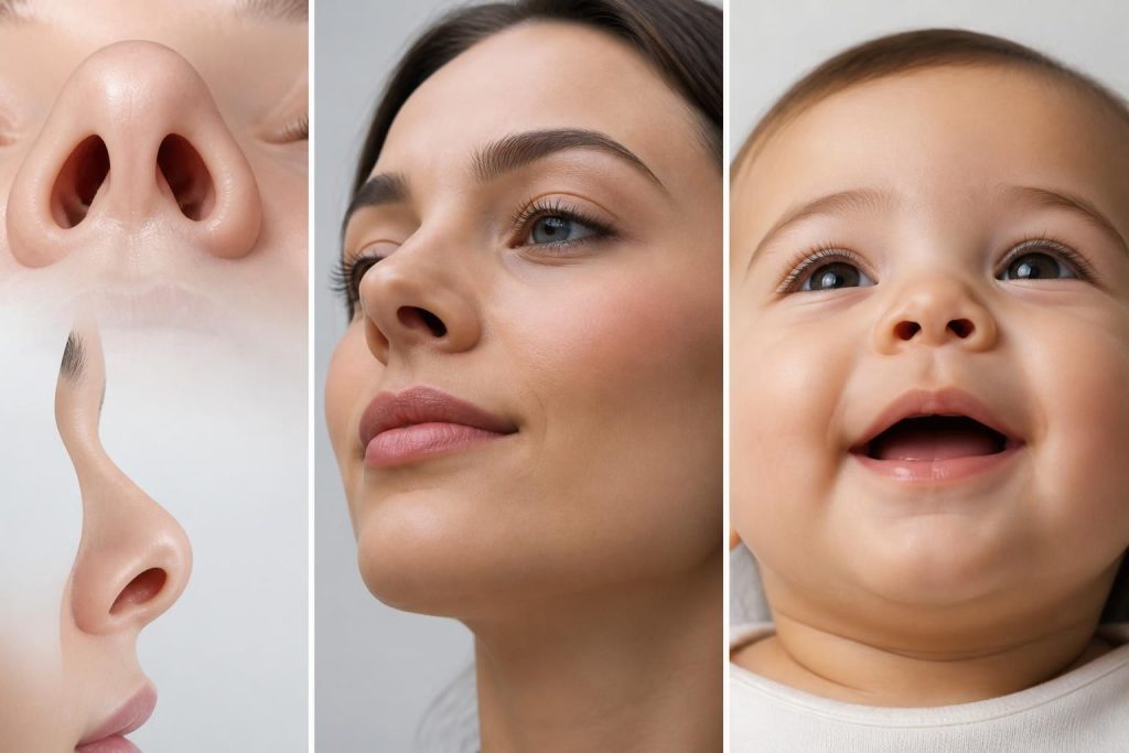 découvrez l'origine, les caractéristiques du nez en trompette et des exemples chez les femmes et les bébés, pour mieux comprendre cette particularité faciale.