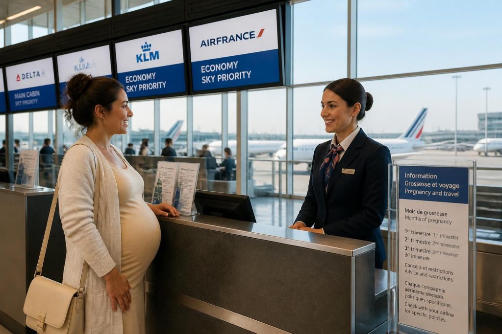 découvrez nos conseils pour prendre l’avion enceinte en toute sécurité, adaptés à chaque mois de grossesse et aux exigences des différentes compagnies aériennes.
