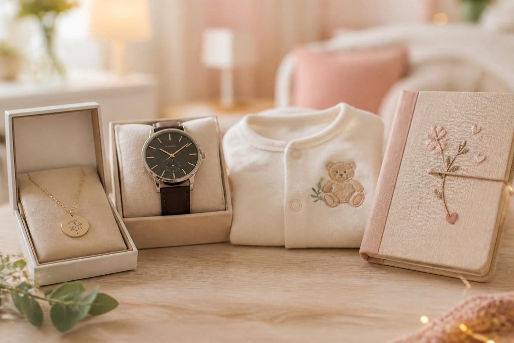 découvrez des idées cadeaux personnalisés uniques pour femme, homme, bébé ou nounou, parfaits pour toutes les occasions et qui feront plaisir à coup sûr.