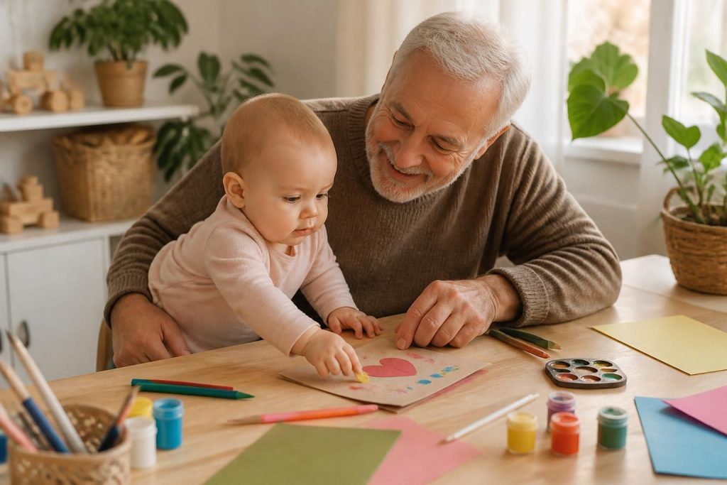 découvrez des idées de cadeaux personnalisés pour la fête des papys à fabriquer avec bébé, alliant douceur et créativité pour un souvenir unique.