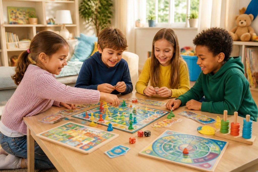 découvrez notre sélection de jeux de société pour enfants de 7 ans, adaptés aux filles et aux garçons, pour des moments ludiques et éducatifs en famille.