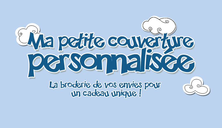 Couverture Bébé Personnalisée - Couverture Polaire Bébé Personnalisée -  Couverture Brodée Personnalisée